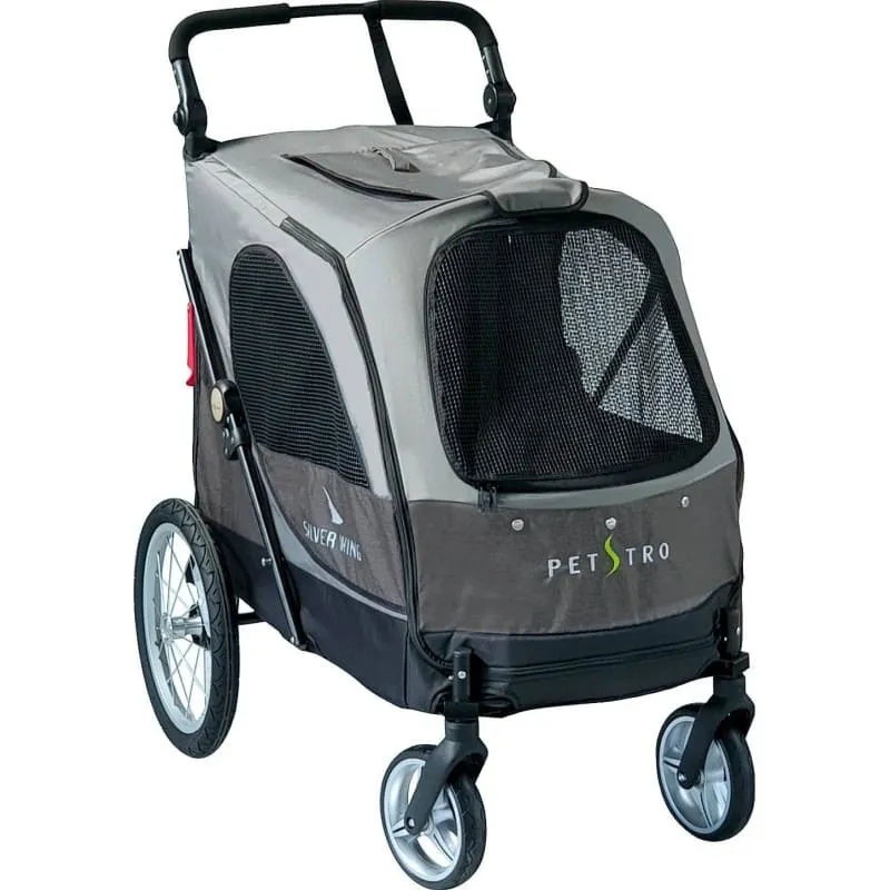 Petstro Hundebuggy Silverwing Größe XL bis 55 kg